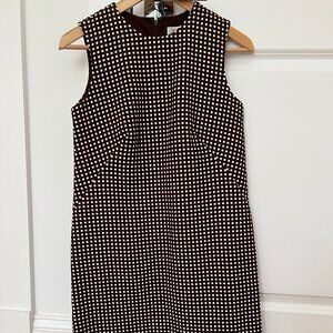 Isaac Mizrahi for Target Polka Dot Brown Sheath Dress